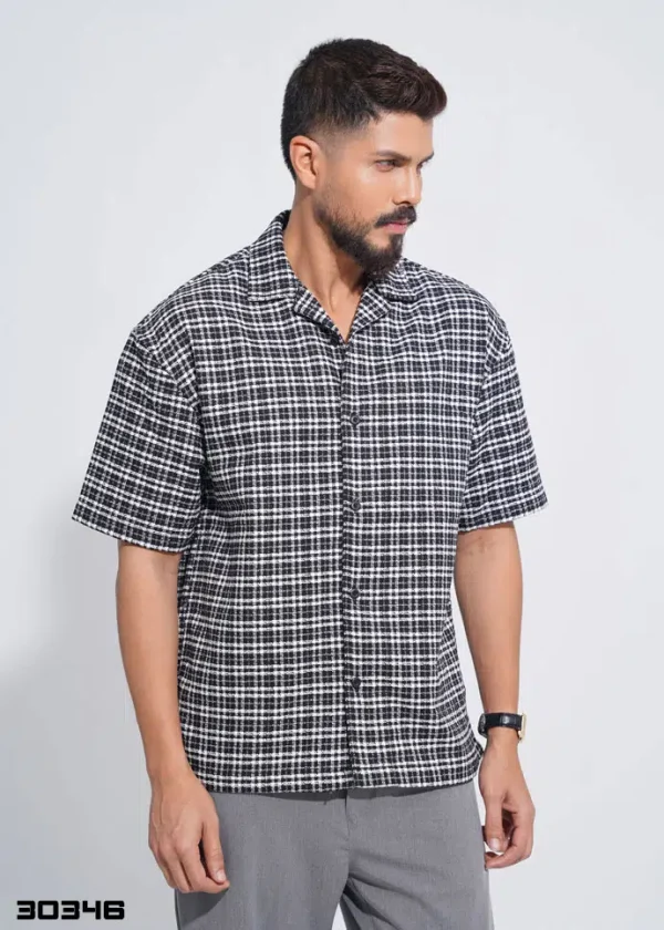 Victor Check Half Shirt